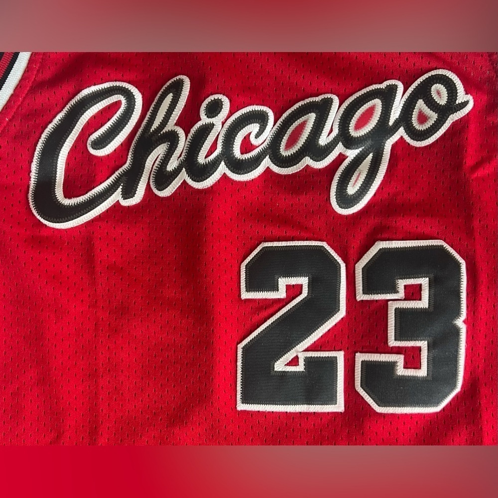 Michael Jordan Chicago Bulls Rookie Vintage Nike Team Jersey - Picture 3 of 11